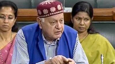 Farooq Abdullah was questioned in 2019 and 2020 as well in connection with the case. (PTI) Farooq Abdullah was questioned in 2019 and 2020 as well in connection with the case. (PTI)