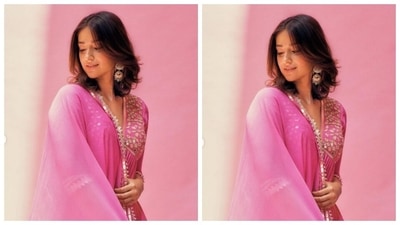 Ileana played muse to fashion designer Gopi Vaid and picked an ethnic ensemble from the shelves of the designer. (Instagram/@ileana_official)