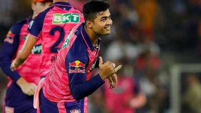 Riyan Parag of Rajasthan Royals. (PTI) Riyan Parag of Rajasthan Royals. (PTI)