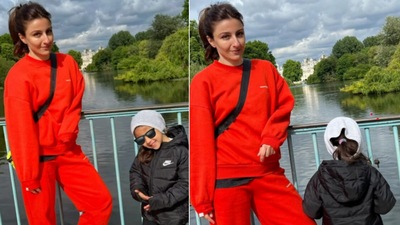 Soha Ali Khan shares pictures with Inaaya. Soha Ali Khan shares pictures with Inaaya.