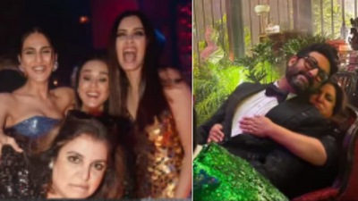 Farah Khan shares a video from Karan Johar's birthday party. Farah Khan shares a video from Karan Johar's birthday party.