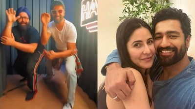Katrina Kaif and Vicky Kaushal. Katrina Kaif and Vicky Kaushal.