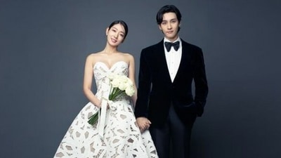 K-drama stars Park Shin Hye and Choi Tae Joon. K-drama stars Park Shin Hye and Choi Tae Joon.