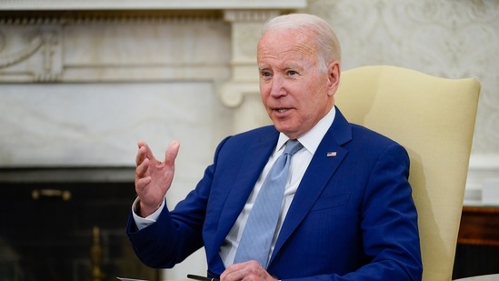 US President Joe Biden. (AP)