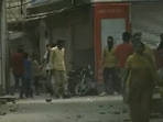 Protests broke out in Rajasthan's Chittorgarh on Wednesday following the death of former BJP councillor Jagdish Soni's son's death on late Tuesday night. (Screengrab/ANI video) Protests broke out in Rajasthan's Chittorgarh on Wednesday following the death of former BJP councillor Jagdish Soni's son's death on late Tuesday night. (Screengrab/ANI video)