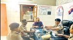 GRP DSP Balram Rana chairing a meeting with railway police over security arrangements during the anniversary week of Operation Bluestar in Ludhiana. (HT PHOTO) GRP DSP Balram Rana chairing a meeting with railway police over security arrangements during the anniversary week of Operation Bluestar in Ludhiana. (HT PHOTO)