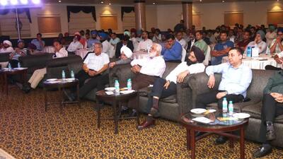 Industrialists during the ‘Business Unplugged 2.0’ event held by CICU in Ludhiana. (HT PHOTO)
