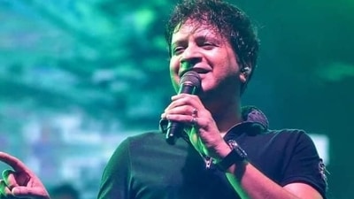 KK performing at Nazrul Mancha in Kolkata on Tuesday, hours before his death. KK performing at Nazrul Mancha in Kolkata on Tuesday, hours before his death.