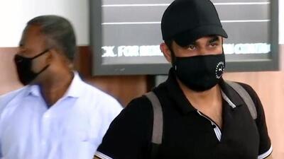 Malayalam actor-producer Vijay Babu arrives in Kochi from Dubai on Wednesday. He has been accused by a woman of sexually assaulting her. (ANI) Malayalam actor-producer Vijay Babu arrives in Kochi from Dubai on Wednesday. He has been accused by a woman of sexually assaulting her. (ANI)