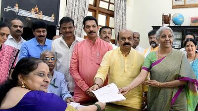 The BJP is trying to assuage BS Yediyurappa who is reportedly unhappy with his son, BY Vijayendra, being denied an MLC ticket by fielding his close confidante Lahar Singh. (ANI) The BJP is trying to assuage BS Yediyurappa who is reportedly unhappy with his son, BY Vijayendra, being denied an MLC ticket by fielding his close confidante Lahar Singh. (ANI)
