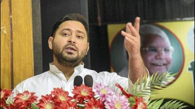 The resolution by the RJD MLAs has come after Tejashwi Yadav skipped a party meeting on the selection of Rajya Sabha candidates. (PTI) The resolution by the RJD MLAs has come after Tejashwi Yadav skipped a party meeting on the selection of Rajya Sabha candidates. (PTI)