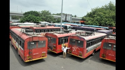 Over the past seven decades, the buses were known among users as ‘lal pari’ due to its red exterior. (HT FILE PHOTO) Over the past seven decades, the buses were known among users as ‘lal pari’ due to its red exterior. (HT FILE PHOTO)