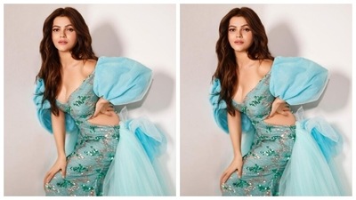 Rubina’s gown also came with a long tulle train and a thigh high slit in the middle. She, decked up in the stunning gown, posed like a diva for the indoor photoshoot. (Instagram/@rubinadilaik)