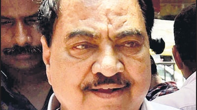 Nationalist Congress Party leader Eknath Khadse HT File Photo