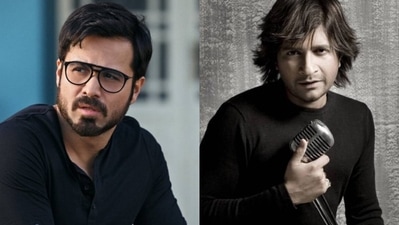 Emraan Hashmi and KK. Emraan Hashmi and KK.
