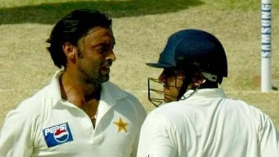 Shoaib Akhtar and Virender Sehwag Shoaib Akhtar and Virender Sehwag