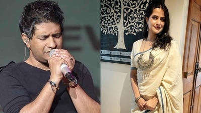 KK and Sona Mohapatra. KK and Sona Mohapatra.