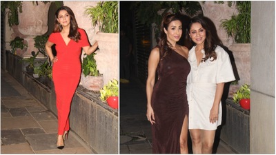 Gauri Khan and Malaika Arora spotted together.