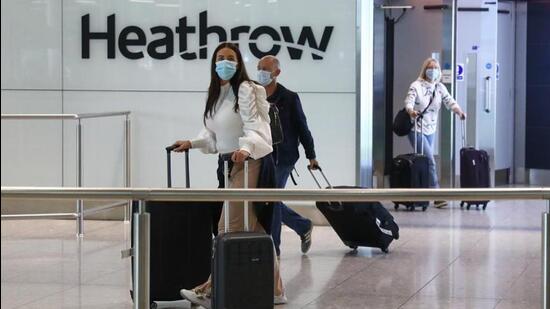 London’s Heathrow Airport (Bloomberg/File)