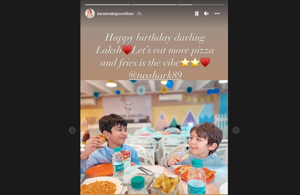 Kareena Kapoor wished Laksshya on his birthday on Instagram.