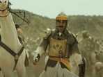 Akshay Kumar in a still from Samrat Prithviraj trailer. Akshay Kumar in a still from Samrat Prithviraj trailer.