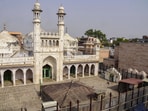 The Gyanvapi Mosque in Varanasi.(PTI)