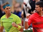 Rafael Nadal, Novak Djokovic.