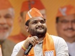 Hardik Patel looks on as he joins the BJP at the party office Kamalam, in Gandhinagar, on June 2, 2022. (PTI photo) Hardik Patel looks on as he joins the BJP at the party office Kamalam, in Gandhinagar, on June 2, 2022. (PTI photo)