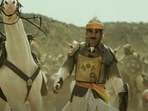 Akshay Kumar in a still from Samrat Prithviraj trailer. Akshay Kumar in a still from Samrat Prithviraj trailer.