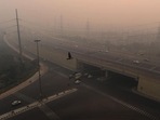 A view of morning traffic in New Delhi. (AFP) A view of morning traffic in New Delhi. (AFP)
