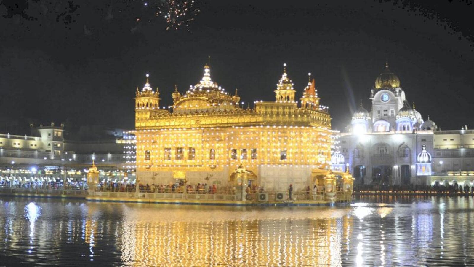 Bullet-hit Guru Granth Sahib kept on display at Golden temple ...