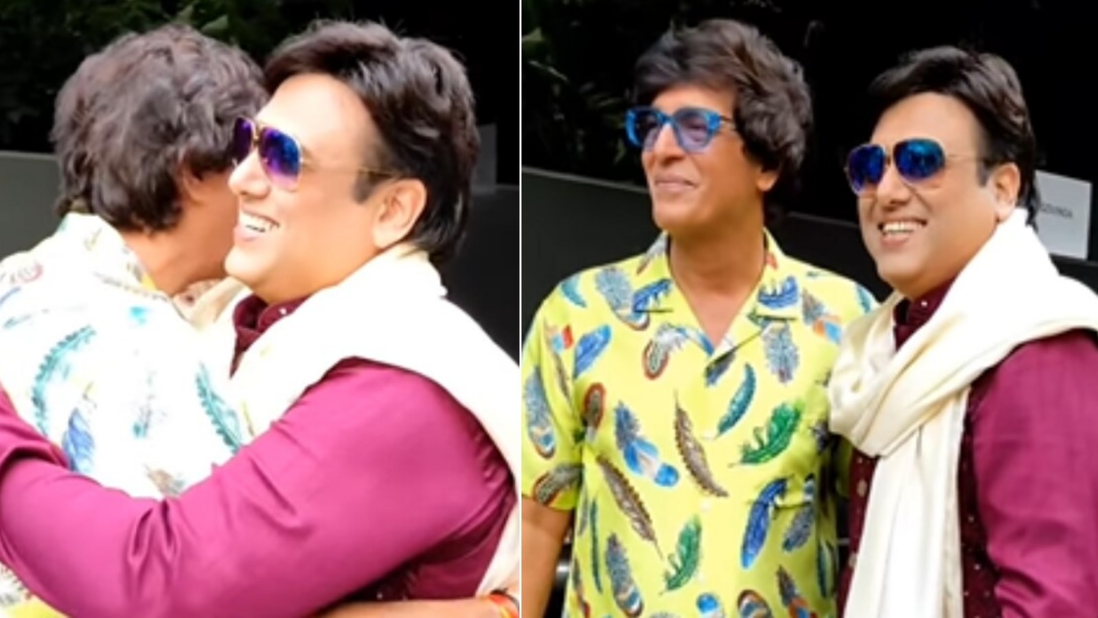 Govinda, Chunky Pandey run into each other in Mumbai, share a hug. Fans ask if Aankhen 2 is on cards. Watch