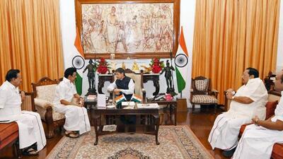 Tamil Nadu chief minister MK Stalin thanked the governor for forwarding the anti-NEET bill to President Ram Nath Kovind for his assent. (ANI)