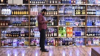 Online liquor delivery is already offered by several companies but none have the 10-minute service so far. (HT Photo)
