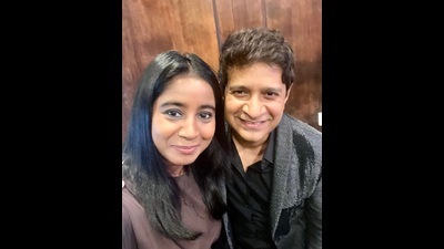 Shilpa Rao with KK Shilpa Rao with KK