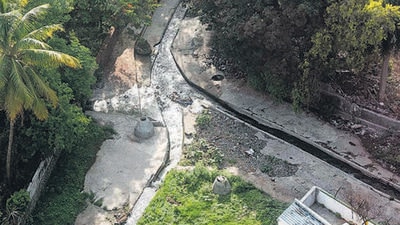 Petitioners Kishor Kamble and Meghraj Nimbalkar had raised concerns about the work undertaken by Pune Municipal Corporation (PMC) to alter the alignment of the stream. (HT File Photo) Petitioners Kishor Kamble and Meghraj Nimbalkar had raised concerns about the work undertaken by Pune Municipal Corporation (PMC) to alter the alignment of the stream. (HT File Photo)