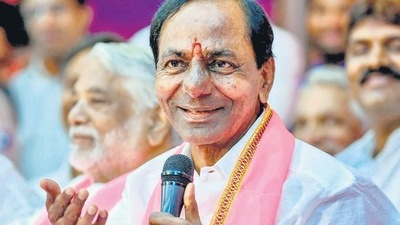 Telangana Formation Day: KCR says 'Telangana reached pinnacle of development' (PTI) Telangana Formation Day: KCR says 'Telangana reached pinnacle of development' (PTI)