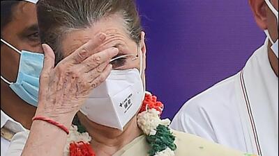 Congress president Sonia Gandhi had been meeting leaders and activists over the last week, some of whom have been found Covid positive. (PTI) Congress president Sonia Gandhi had been meeting leaders and activists over the last week, some of whom have been found Covid positive. (PTI)