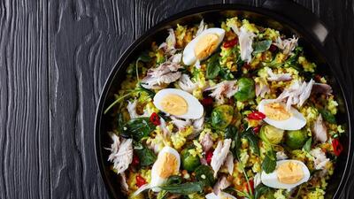 Colonisation transformed and gentrified some simple foods - khichuri as kedgeree became a breakfast dish in colonial India. (Shutterstock) Colonisation transformed and gentrified some simple foods - khichuri as kedgeree became a breakfast dish in colonial India. (Shutterstock)