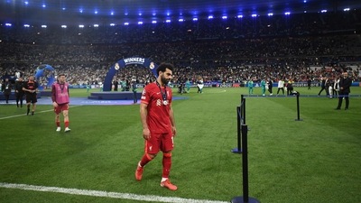 Mohamed Salah walks on the field after Real Madrid's victory in the UEFA Champions League final against Liverpool (AFP) Mohamed Salah walks on the field after Real Madrid's victory in the UEFA Champions League final against Liverpool (AFP)