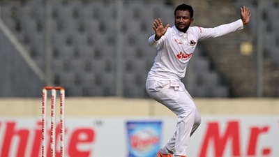 Bangladesh all-rounder Shakib Al Hasan (AFP/File)