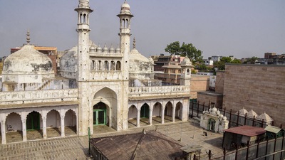 The Gyanvapi Mosque in Varanasi. (PTI) The Gyanvapi Mosque in Varanasi. (PTI)