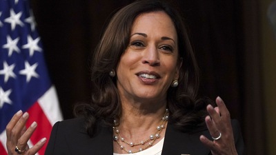 File photo of US Vice President Kamala Harris (Bloomberg)