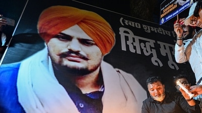 New Delhi: Indian Youth Congress (IYC) president Srinivas BV during a candlelight march by party activists in the memory of Punjabi singer and Congress leader Sidhu Moose Wala. (PTI) New Delhi: Indian Youth Congress (IYC) president Srinivas BV during a candlelight march by party activists in the memory of Punjabi singer and Congress leader Sidhu Moose Wala. (PTI)