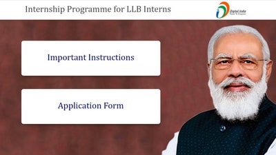 Law Ministry announces internships for LLB students, graduates; Link to apply (legalaffairs.gov.in)