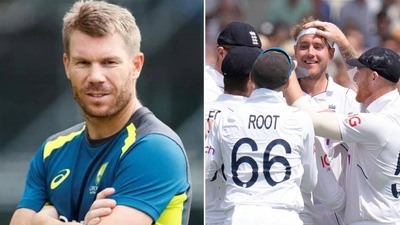 David Warner (L) and Stuart Broad (Reuters | AP)