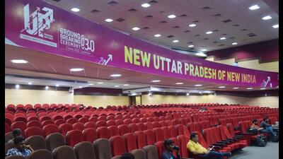 Preparations underway for the ground-breaking ceremony at Indira Gandhi Pratishthan in Lucknow. (Deepak Gupta/HT Photo) Preparations underway for the ground-breaking ceremony at Indira Gandhi Pratishthan in Lucknow. (Deepak Gupta/HT Photo)