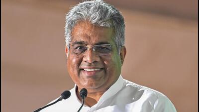 New Delhi: Union Minister for Environment, Forest and Climate Change Bhupender Yadav addresses the launch of 'Prakriti' and 'Green Initiatives on Plastic', at Parivesh Bhavan in New Delhi, Tuesday, April 5, 2022. (PTI Photo/Ravi Choudhary)(PTI04_05_2022_000075A) (PTI) New Delhi: Union Minister for Environment, Forest and Climate Change Bhupender Yadav addresses the launch of 'Prakriti' and 'Green Initiatives on Plastic', at Parivesh Bhavan in New Delhi, Tuesday, April 5, 2022. (PTI Photo/Ravi Choudhary)(PTI04_05_2022_000075A) (PTI)