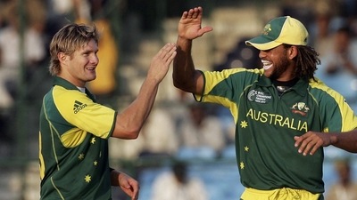 Shane Watson and Andrew Symonds (ICC) Shane Watson and Andrew Symonds (ICC)
