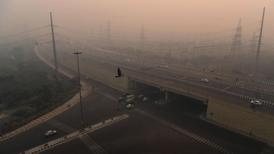 A view of morning traffic in New Delhi. (AFP) A view of morning traffic in New Delhi. (AFP)